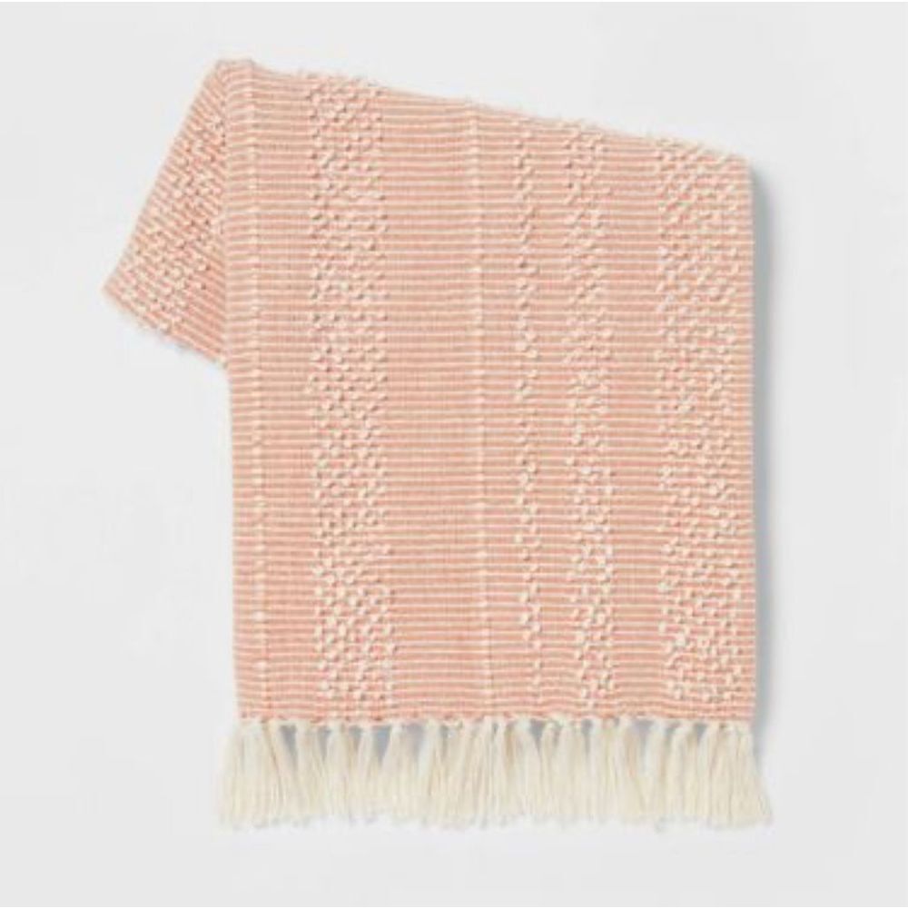 Textural Woven Striped Throw Blanket - Threshold™